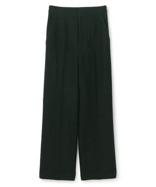 BEIGE， MILLAM / フェイクレザーパッチワイドパンツ F Green