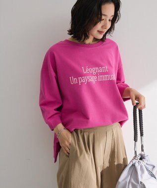 Green Parks 七分袖ロゴ裏毛プルオーバー