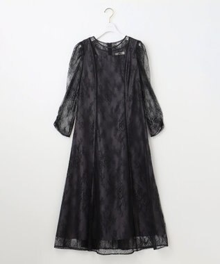 ANY SIS 【Lily Calin】クラシックナローレース ドレス ブラック