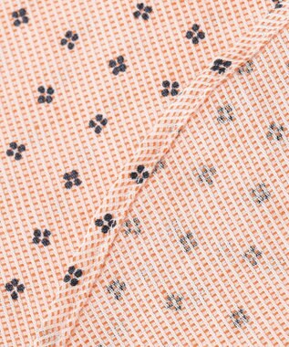 JOSEPH ABBOUD 【ビジネスシーンに最適・サステイナブル】ソアロンシャンブレープリント シャツ オレンジ系5