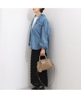 UNBILLION カシュカシュ cachecache / アソート合皮ボストンバッグ オーク