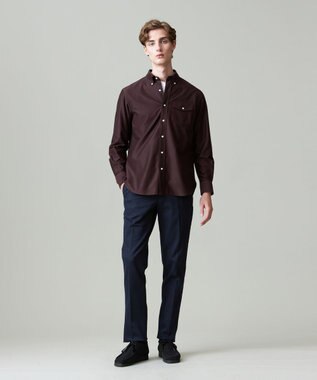 J.PRESS MEN KANEMASA KNITTING デニムジャージ シャツ ブラウン系