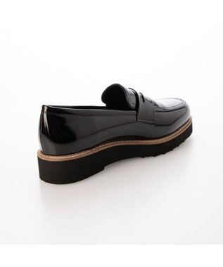 MODE ET JACOMO <carino>【レイン対応】【2WAY】厚底タッセルローファー ブラック