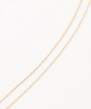 組曲 マテリアルレイヤードショートネックレス ゴールド系