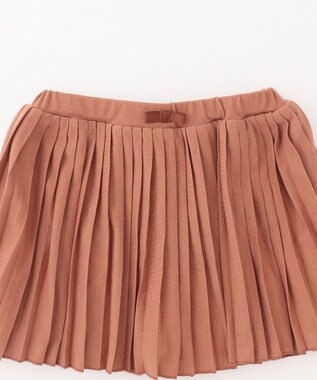 組曲 KIDS 【インパンツ付き】【100㎝】ＴＣ天竺プリーツ スカッツ ブラウン系