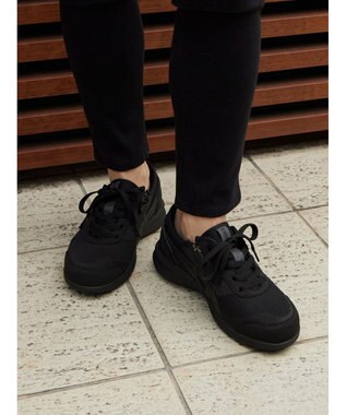 ASICS WALKING ハダシウォーカー レディース 3E相当 ブラック系