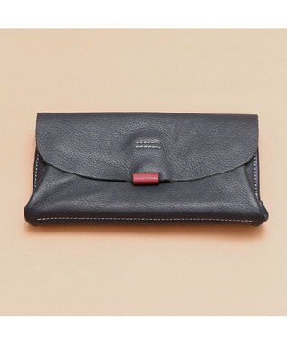 UNBILLION アトランタ ATLANTA / 牛革かぶせ長財布 ネイビー