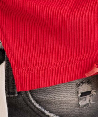 WEGO WZIPギャザートップス レッド