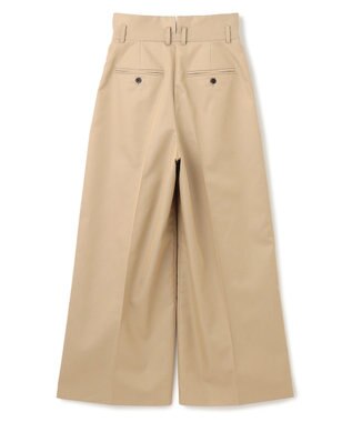 uncrave チノギャバジン ワイドトラウザー ベージュ