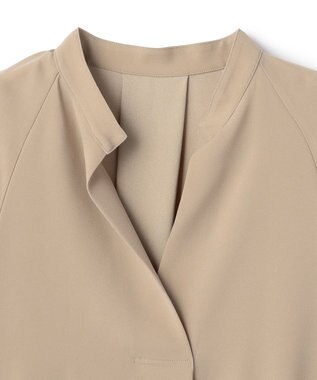 BEIGE， FLEUR / ドレープニット カフスブラウス Beige