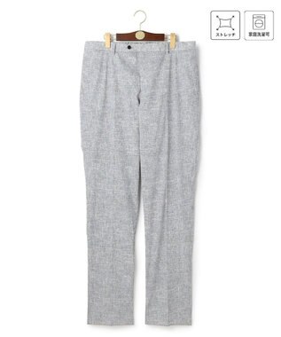 J.PRESS MEN 【KING SIZE / MECHANICAL】【セットアップ対応 / 超軽量 / 洗える】 ハイパワーストレッチ リネンルックパンツ_26年モデル