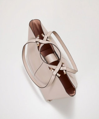 TOPKAPI 【TREASURE TOPKAPI】スムースレザー ダブルハンドル トートバッグ アイボリー