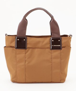 LA BAGAGERIE 2WAYナイロンミニトート チョコ