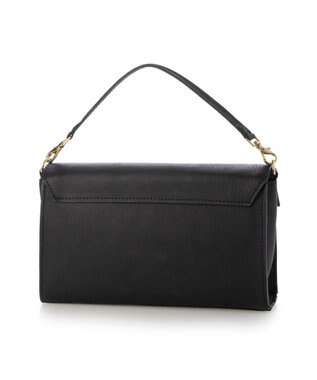 UNBILLION ペルケ perche / 姫路レザーひねりかぶせ2wayショルダーバッグ ブラック