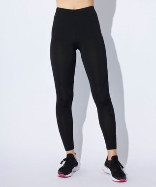 OP／FILA 【Kappa】スポーツレギンス｜コンプレッションウェア ブラック×ブラック