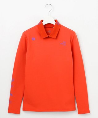 PW CIRCULUS 【WOMEN】裏フリースモックネックT レッド系