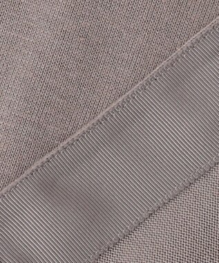 23区 【SLOW/一部店舗限定】コットンシルク ニットブルゾン ライトグレー系