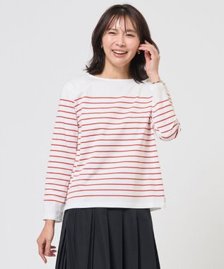 J.PRESS LADIES S バスクボーダー カットソー