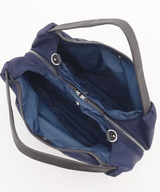 Y'SACCS シワナイロン2WAYトートバッグ Sサイズ ネイビー