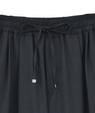 earth music&ecology ゆるとろパンツ Black