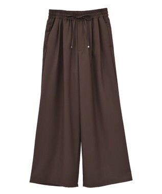 earth music&ecology ゆるとろパンツ Brown