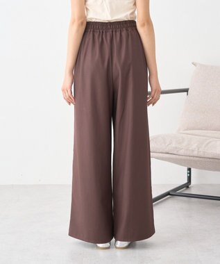 earth music&ecology ゆるとろパンツ Brown