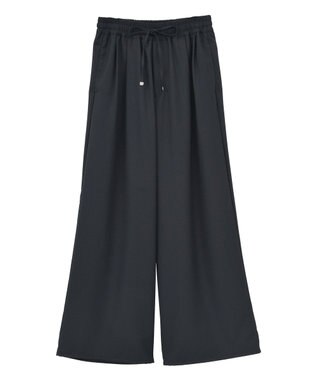 earth music&ecology ゆるとろパンツ Black