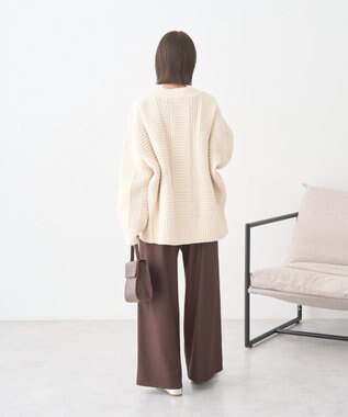 earth music&ecology ゆるとろパンツ Brown