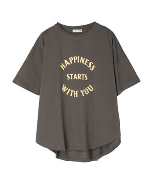 CRAFT STANDARD BOUTIQUE シルケット天竺　ロゴＰＴ裾ラウンドチュニックＳ／Ｓ