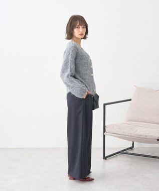 earth music&ecology ゆるとろパンツ Black