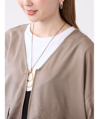 AMERICAN HOLIC イージーケア＋接触冷感　シアーブルゾン Mocha