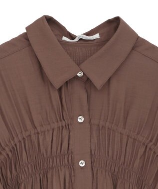 Green Parks ・ＥＬＥＮＣＡＲＥ　ＤＵＥ　シアーシャーリングシャツ Brown