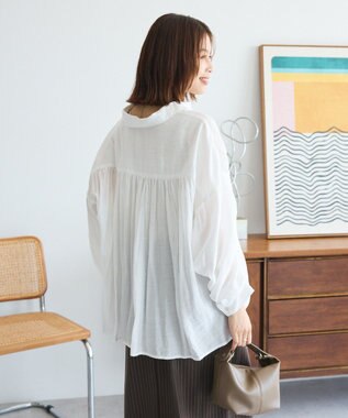 Green Parks ・ＥＬＥＮＣＡＲＥ　ＤＵＥ　シアーシャーリングシャツ Off White