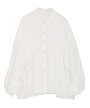 Green Parks ・ＥＬＥＮＣＡＲＥ　ＤＵＥ　シアーシャーリングシャツ Off White