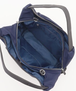 Y'SACCS シワナイロン2WAYトートバッグ Sサイズ ネイビー