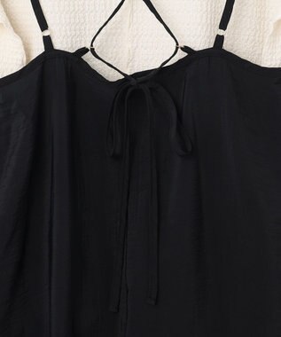 Feroux 【セットアイテム】シュリンクインナー × キャミワンピース ブラック系