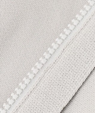 23区GOLF 【MEN】【ウォッシャブル】ジップアップ ニットベスト ライトグレー系