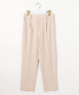 ANY SIS 【セットアップ可】リネンライクポリエステル パンツ ライトベージュ