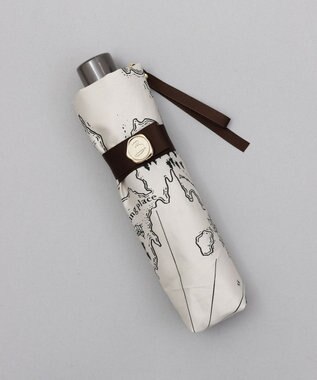 AURORA  Beaurance （ビューランス） オリジナルプリント雨傘（折り畳み・ミニ傘） クリーム