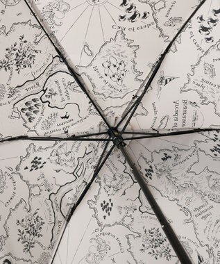 AURORA  Beaurance （ビューランス） オリジナルプリント雨傘（折り畳み・ミニ傘） クリーム