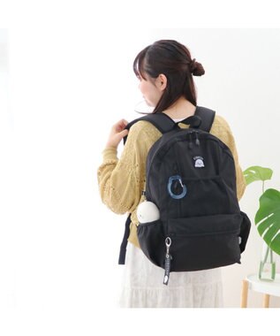 Mother garden しろたん チャーム付き リュック 黒