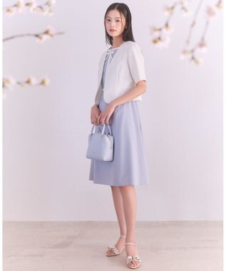 TOCCA 【松木育未さん着用・00サイズあり】RIBBON DUO ドレス ブルー系