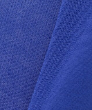 23区 【洗える】コットンアセテートギマ サマー ロングカーディガン ブルー系