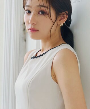 Tiaclasse 【金属アレルギー対応】ハートモチーフピアス ゴールド