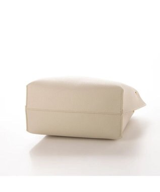 UNBILLION カシュカシュ cachechche / セパレートカラーパーテーショントート アイボリーパイソン