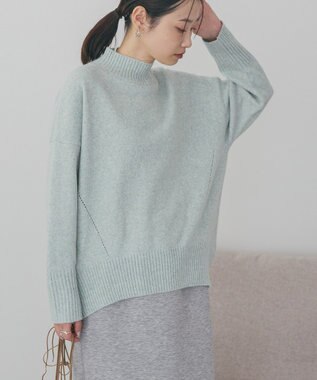 AMERICAN HOLIC モックネックコクーンニットプルオーバー Mint