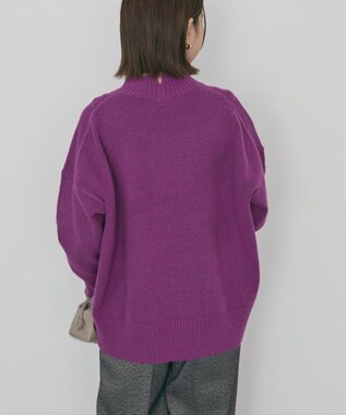AMERICAN HOLIC モックネックコクーンニットプルオーバー Purple