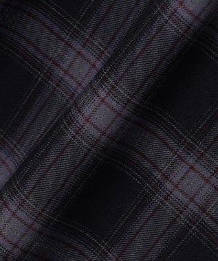 ANY SIS L ビューティサーモ2WAYストレッチチェック スカート ネイビータータン