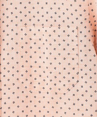 JOSEPH ABBOUD 【ビジネスシーンに最適・サステイナブル】ソアロンシャンブレープリント シャツ オレンジ系5