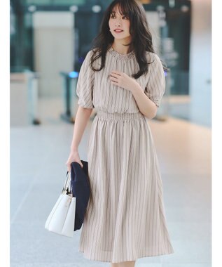 ANY SIS 【洗える】ノーカラーライト ジャケット ネイビー